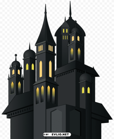 halloween haunted castle PNG transparency images