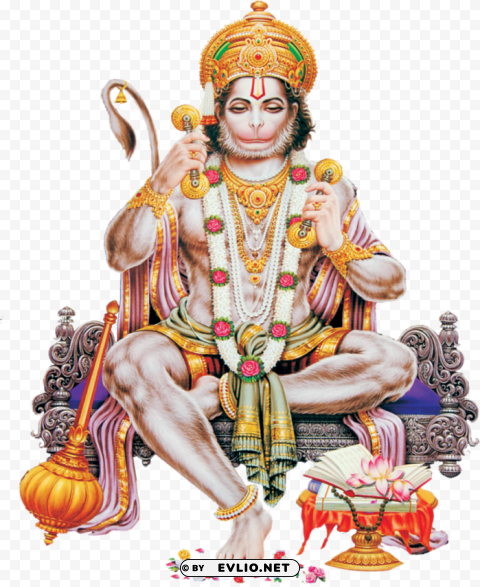 hanuman Transparent PNG Isolated Subject PNG image with no background - Image ID 50da2486