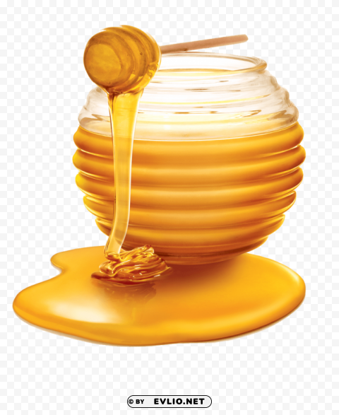 honey PNG with clear overlay