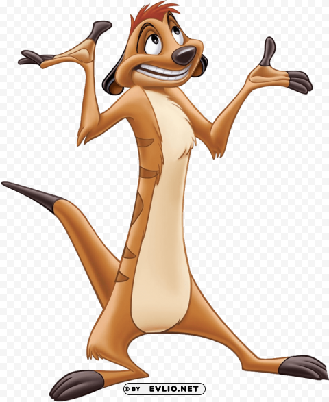 the lion king timon Clear Background Isolation in PNG Format