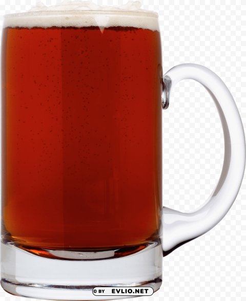 Dark Beer In Glass PNG Images For Editing