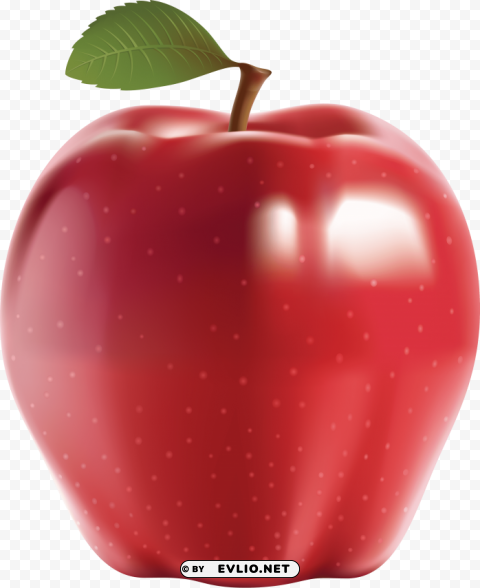 red apple PNG with transparent bg clipart png photo - b5d0a22d