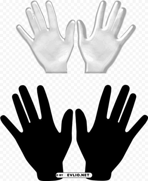 two hands Transparent PNG photos for projects