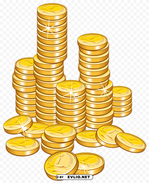 coins stackpicture PNG with transparent background free clipart png photo - 1f0d4de2