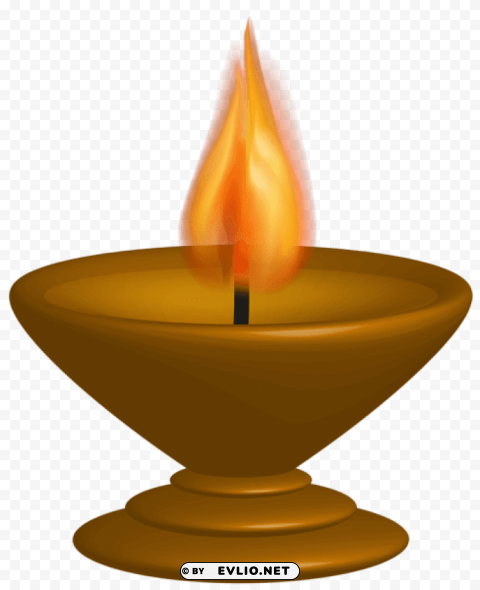 diwali candle PNG for Photoshop