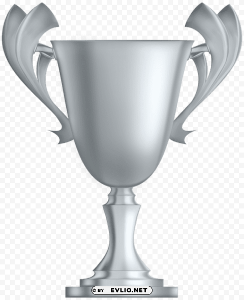 silver cup trophy Isolated Element in HighResolution Transparent PNG