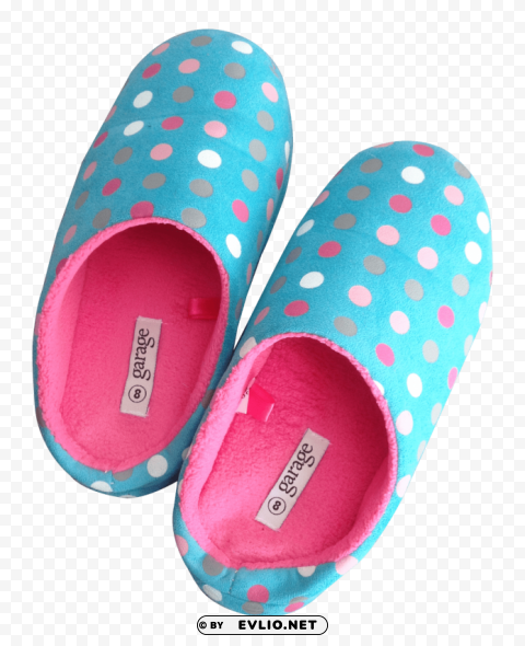 slippers garage blue and pink HighQuality Transparent PNG Element