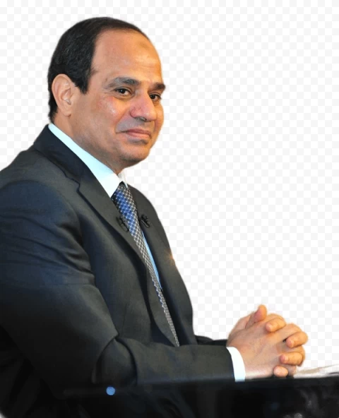 صورة الرئيس المصري عبد الفتاح السيسي بدون خلفية PNG images no background