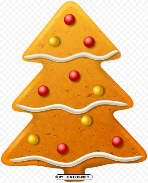 christmas cookie tree PNG transparent images for social media