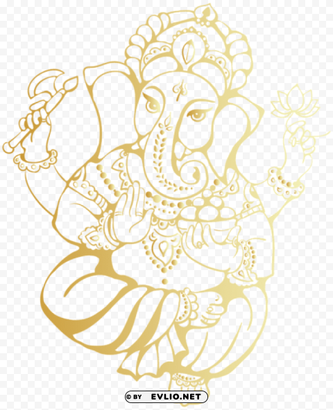 ganesha HighQuality PNG with Transparent Isolation clipart png photo - cbeaaf00