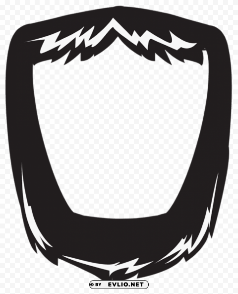 movember beard Isolated Artwork on Clear Transparent PNG clipart png photo - 896b25d9