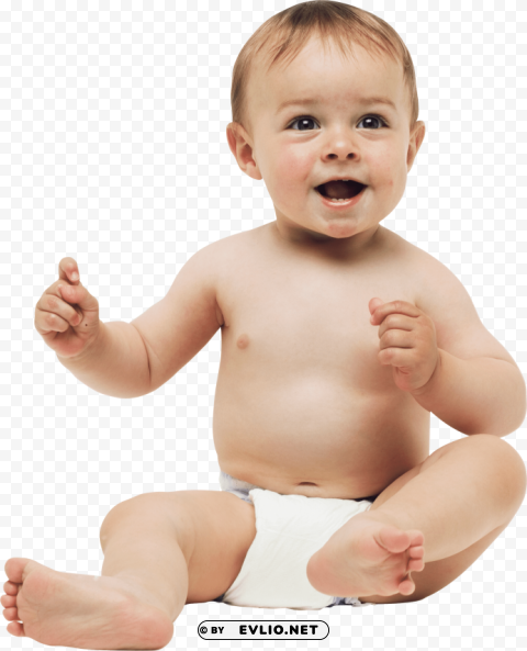 Transparent background PNG image of baby HighResolution PNG Isolated on Transparent Background - Image ID 0f706d2f