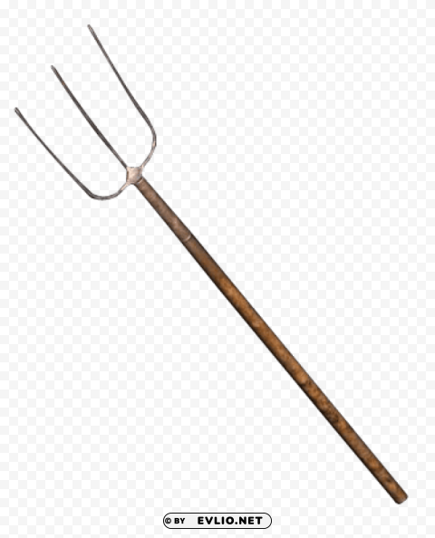 3 tine pitchfork PNG picture