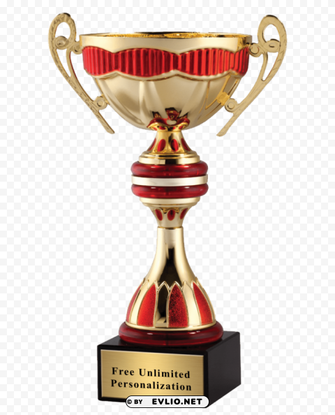 golden cup Transparent PNG Isolated Subject