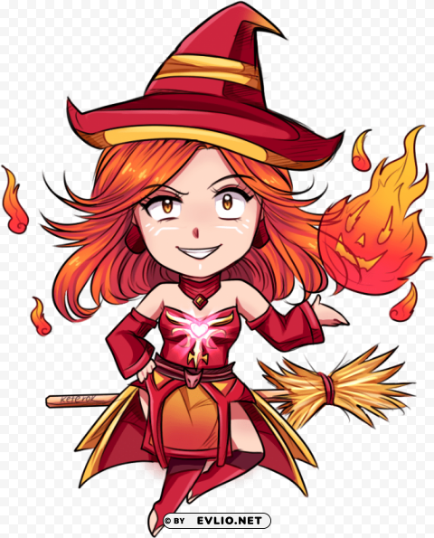 cartoon fire witch Free download PNG with alpha channel extensive images