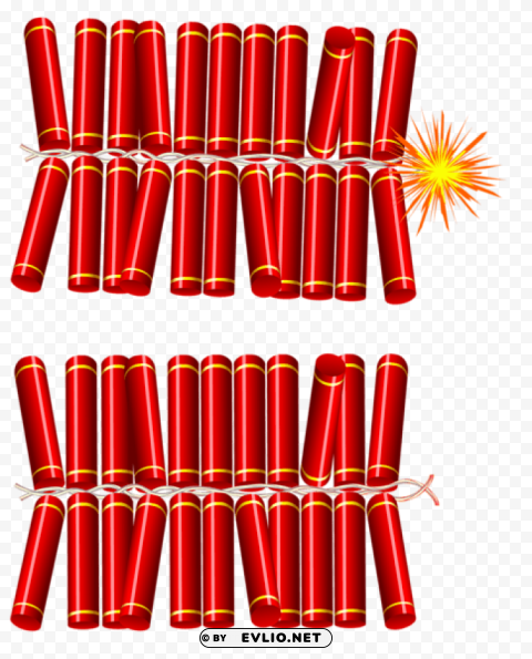 christmas firecrackers Transparent PNG Isolated Graphic Detail