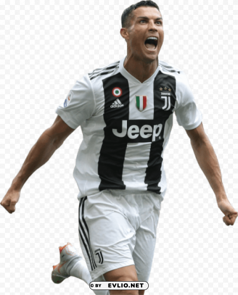 cristiano ronaldo Isolated Character in Transparent Background PNG