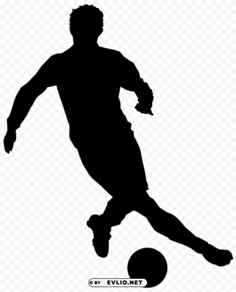 football player silhouette PNG images with no attribution