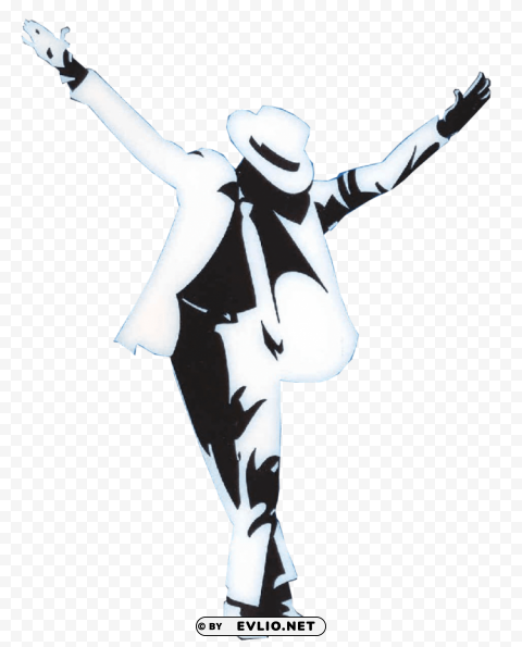 michael jackson PNG Illustration Isolated on Transparent Backdrop