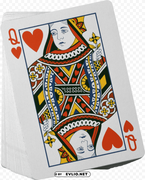 playing card Isolated Subject on Clear Background PNG