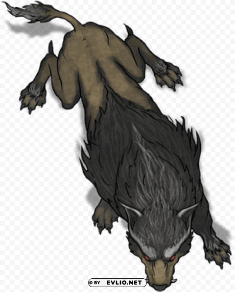 Wolf Token Rpg Clear Background PNG Elements