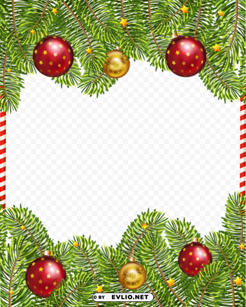 christmasframe PNG images with alpha mask