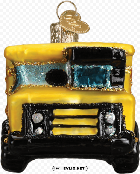 old world christmas toy dump truck glass blown ornament Isolated Subject in Transparent PNG