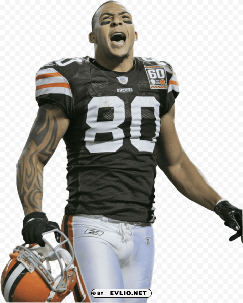 cleveland browns player Isolated Subject with Clear PNG Background