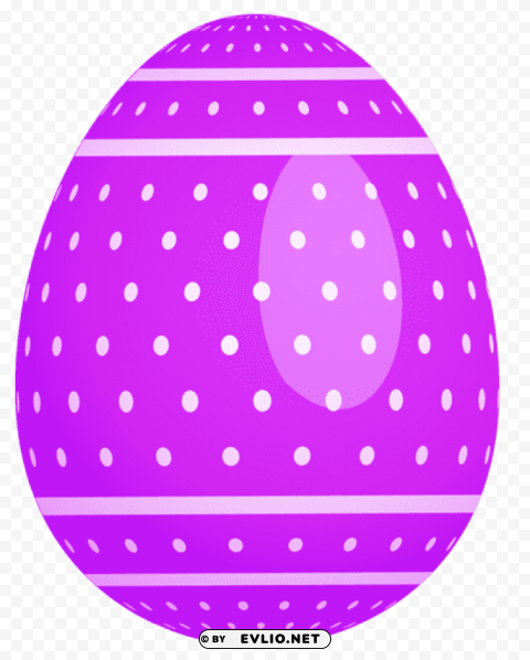 purple dotted easter egg PNG transparent images for printing