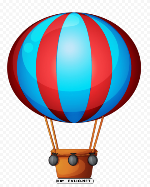 Airship Transparent Background PNG Isolated Character