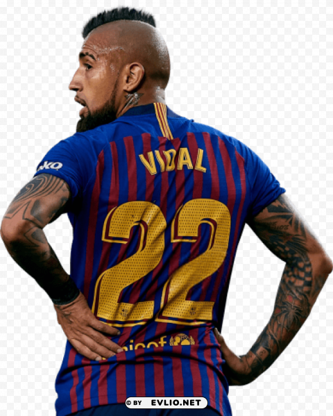 arturo vidal PNG images with clear alpha layer