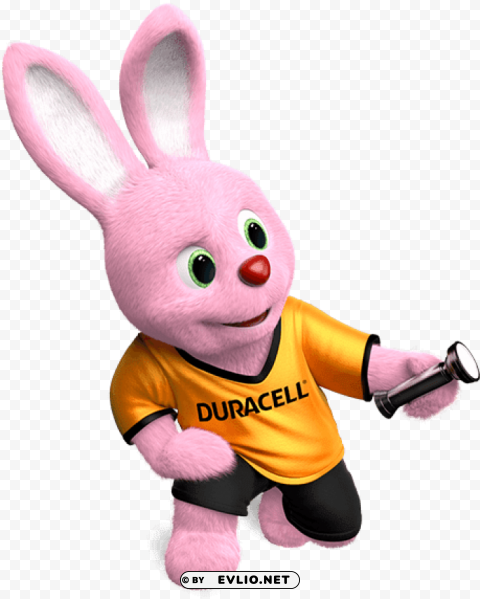 duracell bunny with a pocket lamp Transparent PNG picture