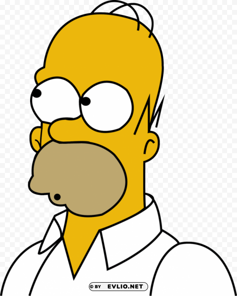 homero Clear Background Isolated PNG Graphic