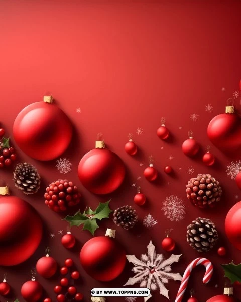 Dark Red Christmas Banner Background for Your Business PNG transparent graphics bundle