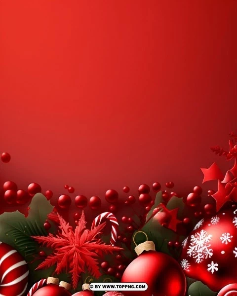 Dark Red Christmas Banner Background for Your Christmas Marketing PNG photo