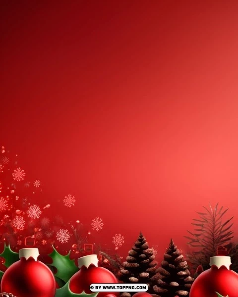 Dark Red Christmas Banner Background For Your Online Store PNG Transparent Graphic