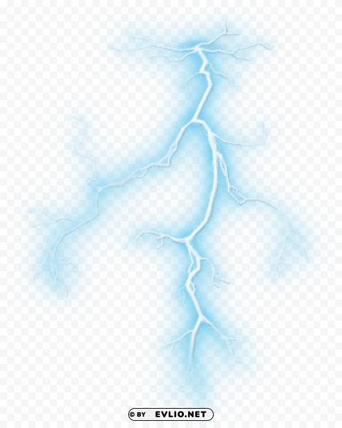 lightning Isolated Illustration with Clear Background PNG