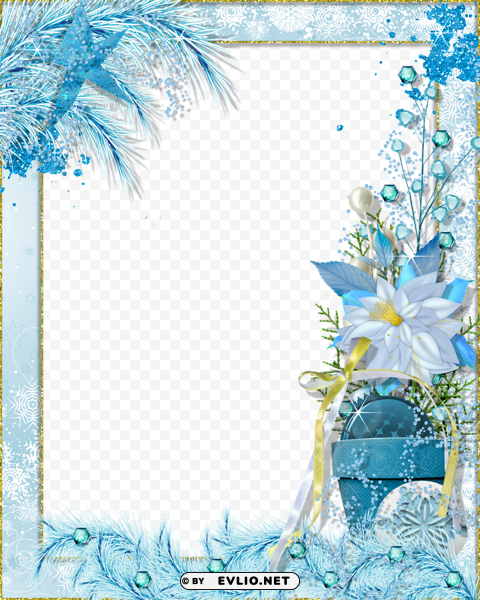 photo frame winter fantasy PNG graphics with clear alpha channel broad selection