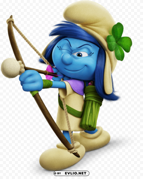 Smurf Storm Shooting Arrow Transparent Background PNG Stockpile Assortment