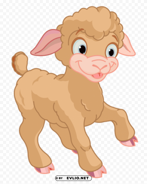 cute little lamb PNG graphics with clear alpha channel collection