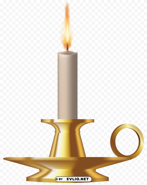 gold candlestick PNG images for merchandise