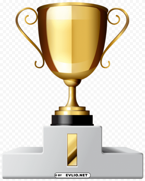 gold cup first place Isolated Icon on Transparent Background PNG