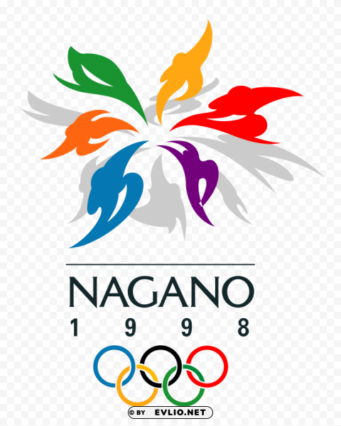 olympics nagano 1998 PNG Graphic with Isolated Design