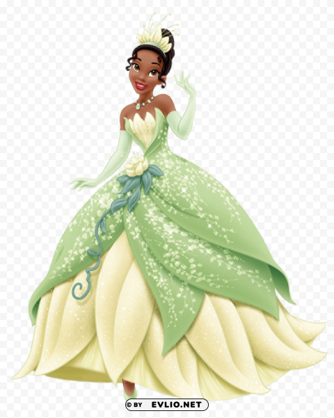 princess tiana PNG Graphic Isolated with Transparency
