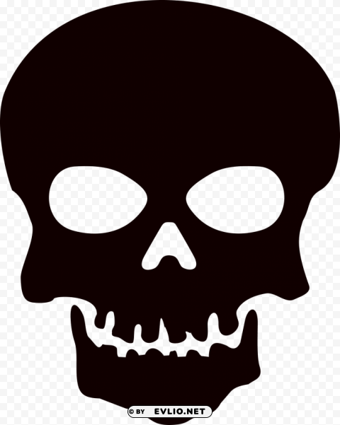 skeleton skull PNG images for merchandise