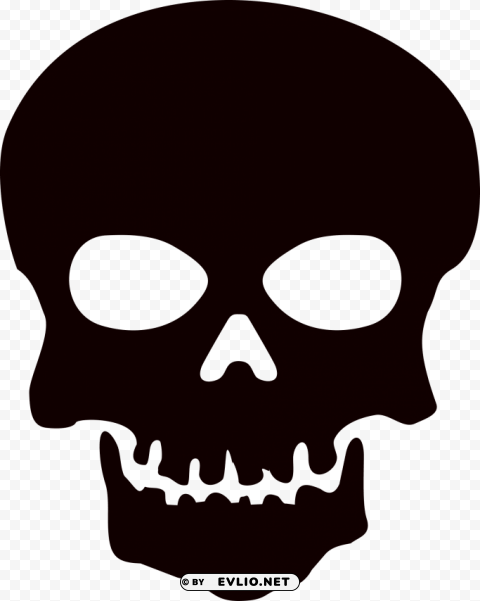 Skeleton Skull PNG Images For Merchandise