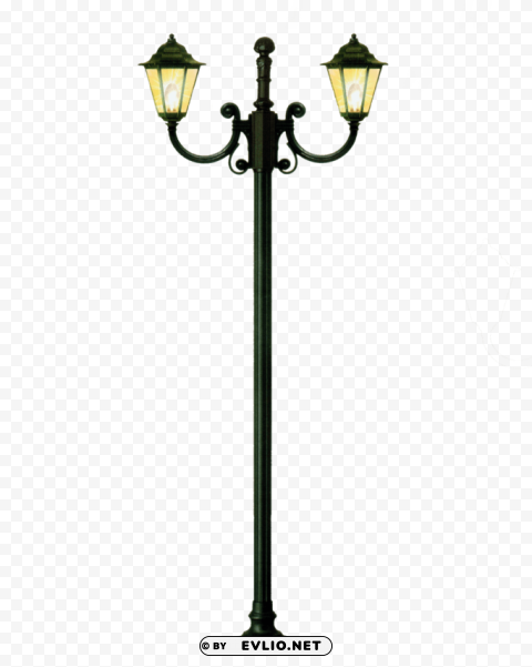 Street Light PNG Artwork With Transparency