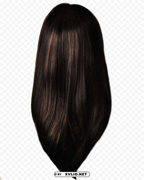 Transparent background PNG image of women hair PNG for educational use - Image ID 298fc112