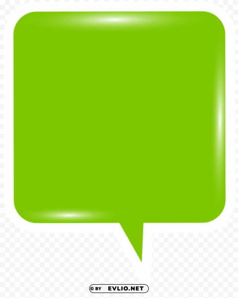 bubble speech green Transparent graphics PNG