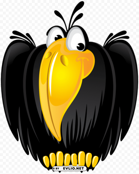 Crow Cartoon Isolated Item With HighResolution Transparent PNG